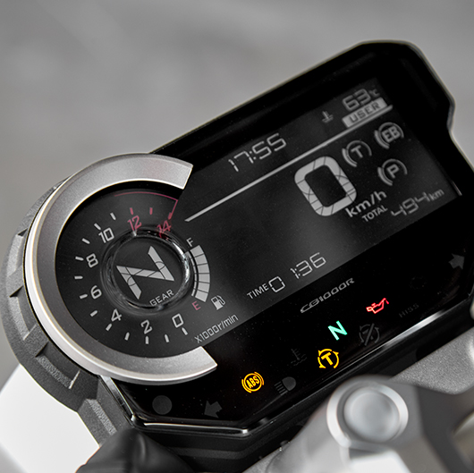 INTUITIVE LCD METER FOR INTELLIGENT RIDING